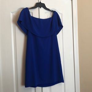Charles Henry Off-the-Shoulder/Ballet Cut Dress
